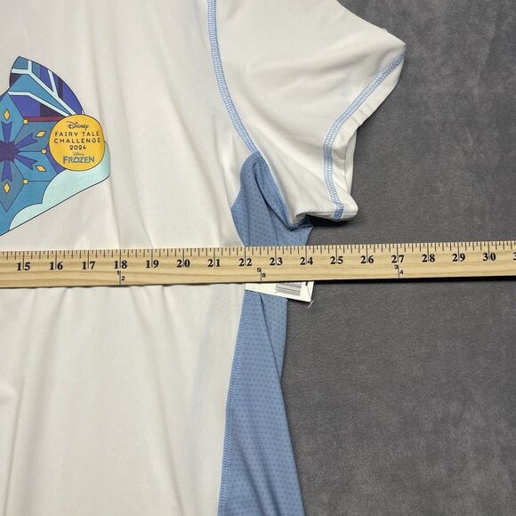 NEW Disney Shirt Women's 3XL White Run Disney Frozen Elsa Anna Fairy Running '24 - Picture 8 of 10